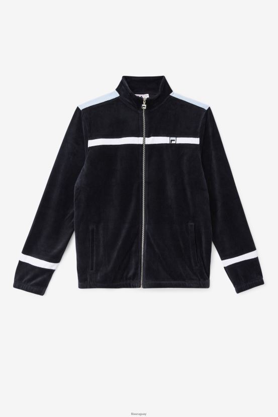 negro/blanco/vía aérea FILA chaqueta fila velour ravid negro/blanco/skyway 6L8PR2840