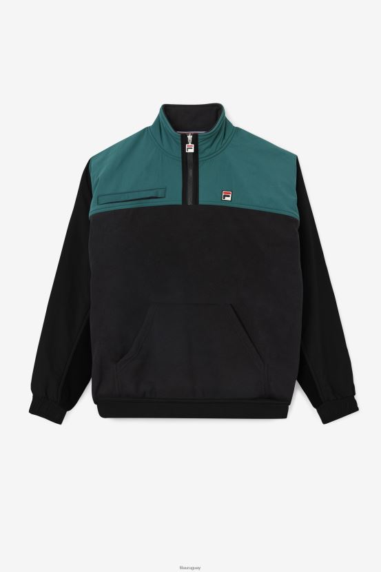 negro/insecto de junio/resplandor dorado FILA fila chaqueta polar francisco negra/june bug/dorado resplandor 6L8PR2796