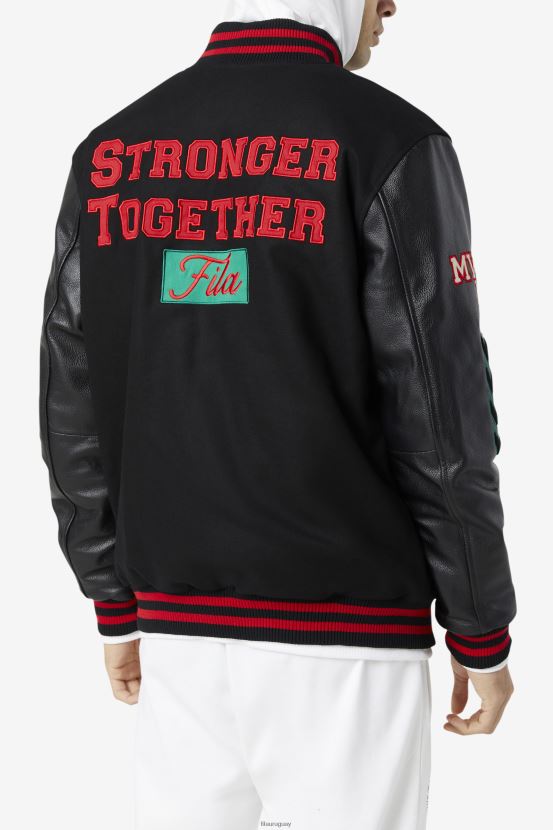 negro/rojo/verde FILA chaqueta universitaria fila raddix negro/rojo/verde 6L8PR2835