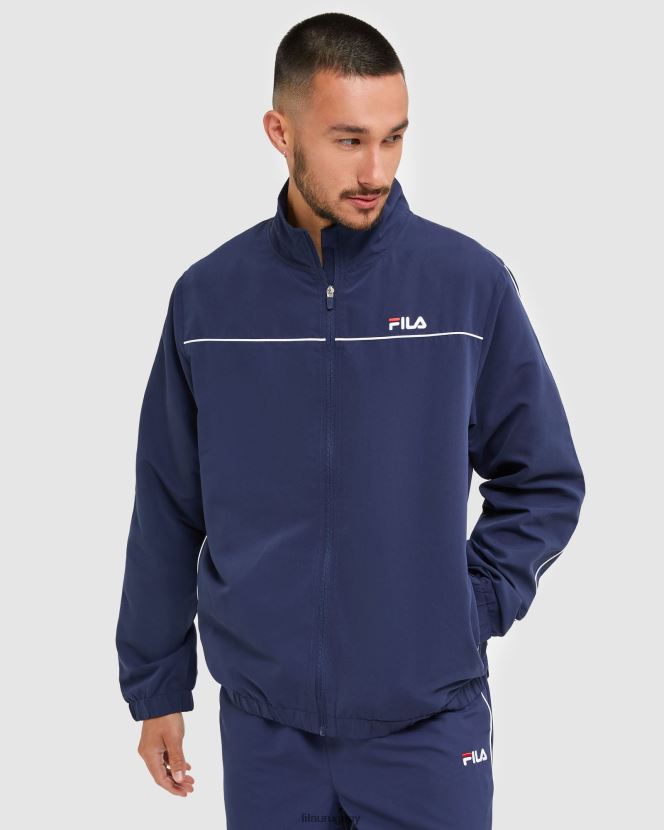 nueva marina FILA Chaqueta de microfibra fila classic hombre nueva azul marino 6L8PR22479