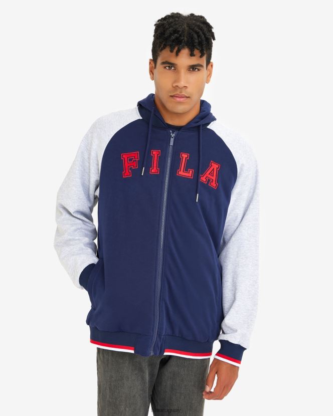 nueva marina FILA chaqueta fila luis hombre nueva azul marino 6L8PR22647