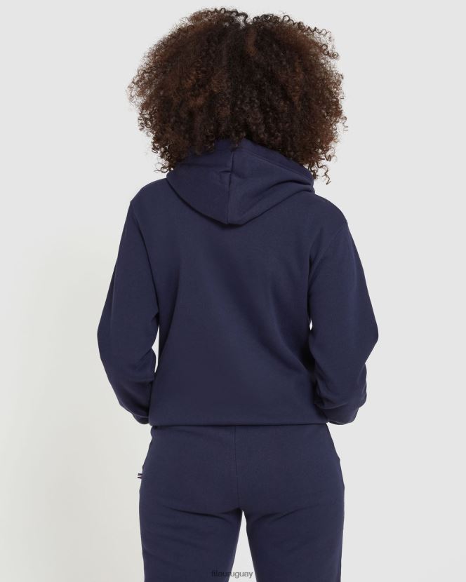 nueva marina FILA nueva chaqueta clásica unisex con cremallera azul marino fila 6L8PR22484