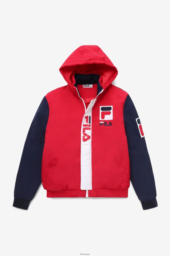 rojo/chaquetón/blanco FILA fila p1 fila tech chaqueta rojo/peacoat/blanco 6L8PR2787