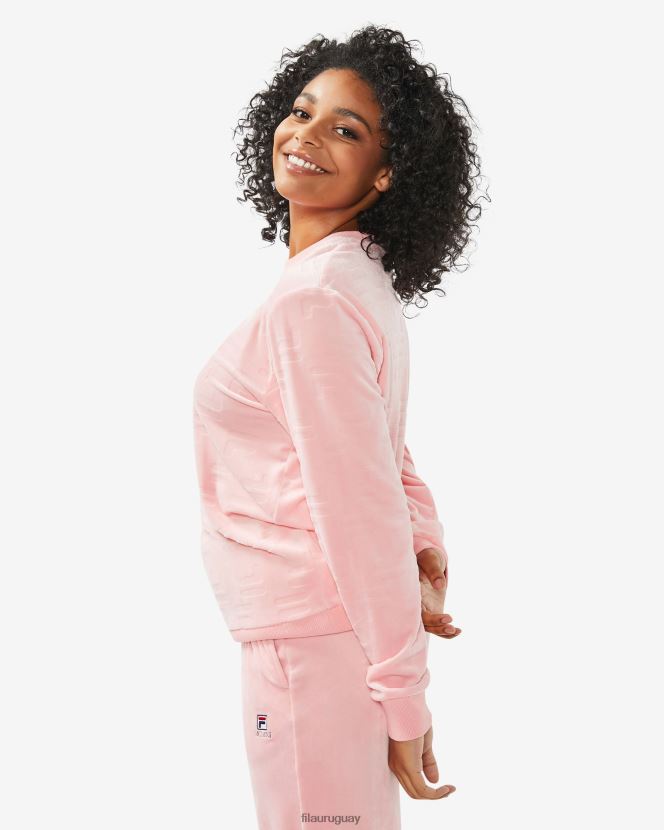 rosa pálida FILA fila aspen crew unisex 6L8PR22522
