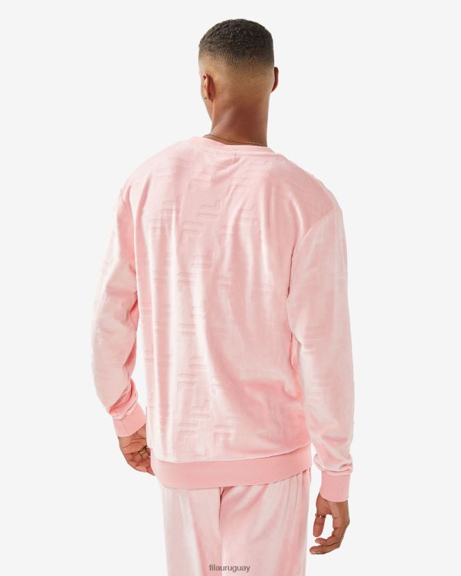 rosa pálida FILA fila aspen crew unisex 6L8PR22522