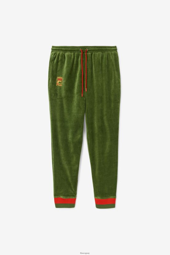 abeto douglas/amapola/sol del desierto FILA fila x paterson velour pant douglas fir/poppy/desert sun fila 6L8PR2713