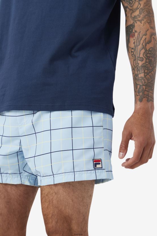 azul/azul marino/amarillo tierno FILA short de baño fila linecall azul/azul marino/amarillo tierno 6L8PR2604