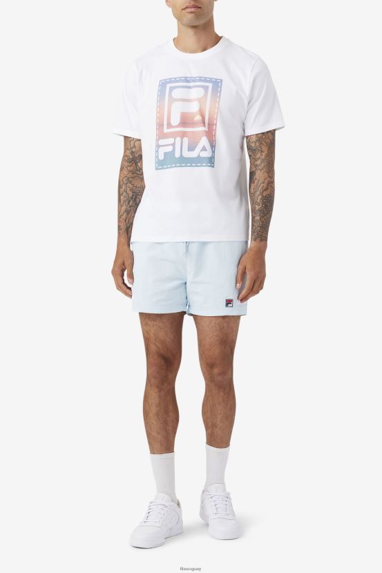 azul blanco FILA short de baño vantage fila azul/blanco 6L8PR2674
