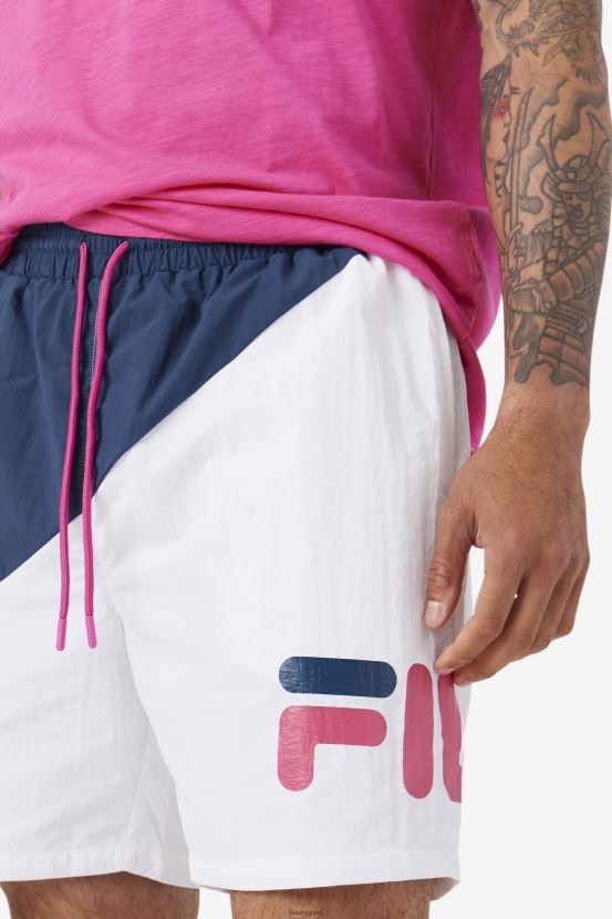 azul marino/blanco/púrpura FILA fila short de baño ama azul marino/blanco/púrpura 6L8PR2670