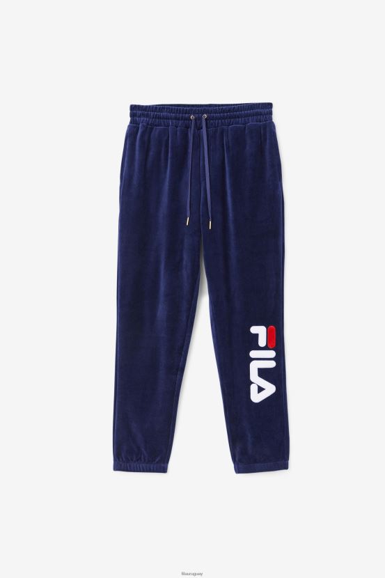 azul marino/blanco/rojo FILA pantalón mansur velour marino/blanco/rojo fila 6L8PR2599