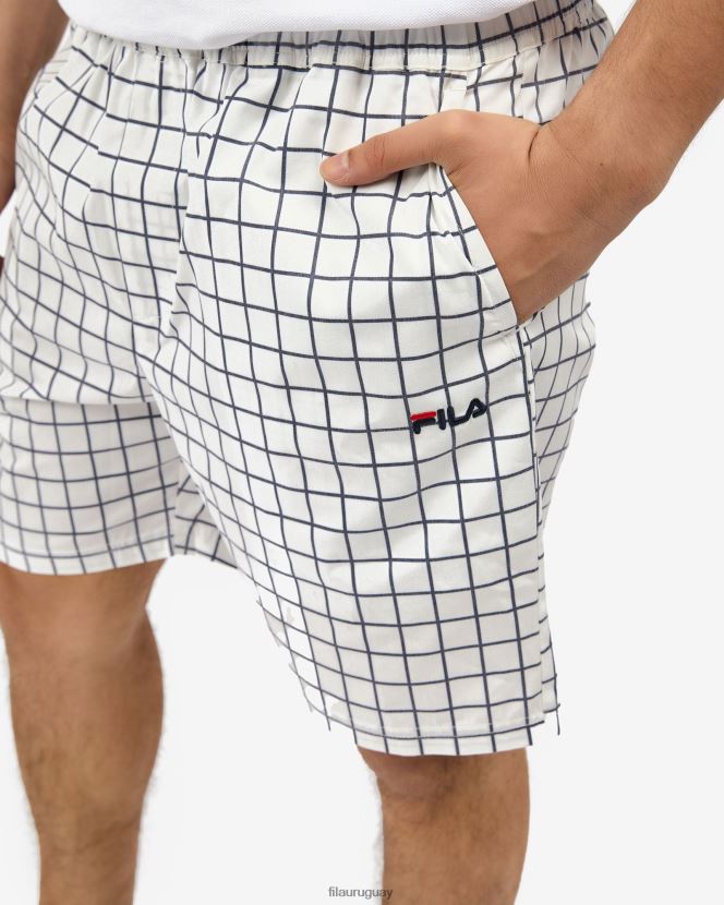 blanco FILA nikola short fila blanca 6L8PR22672