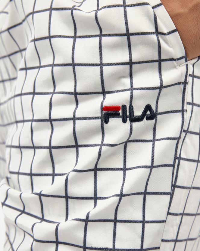 blanco FILA nikola short fila blanca 6L8PR22672