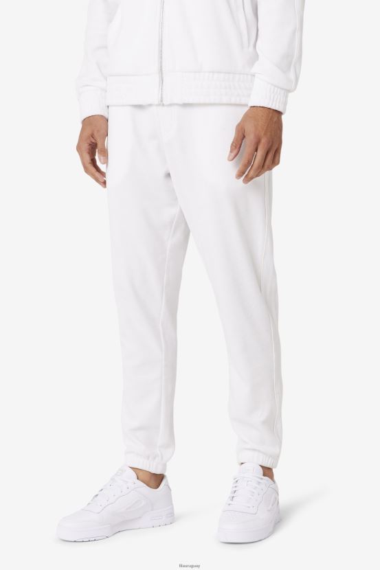 blanco FILA pantalón de velour deverall fila blanco 6L8PR2572