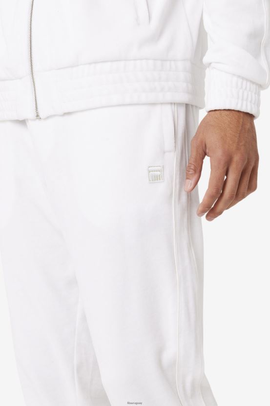 blanco FILA pantalón de velour deverall fila blanco 6L8PR2572