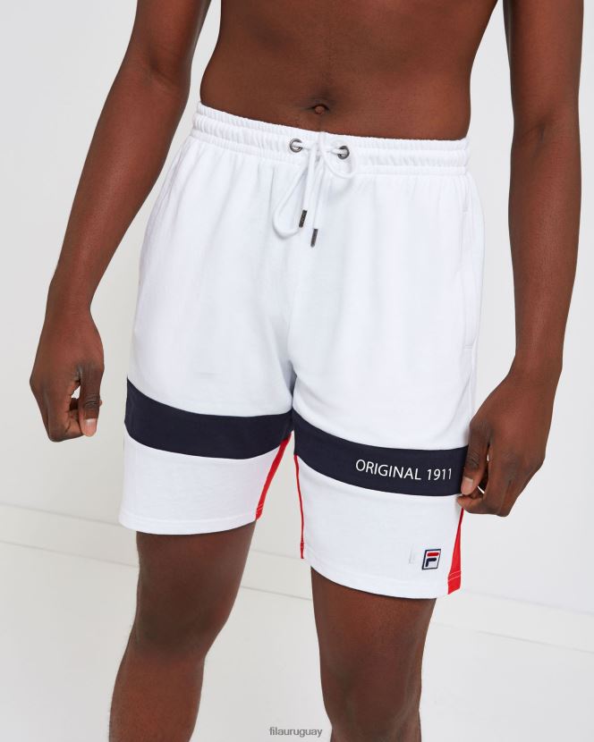 blanco FILA pantalones cortos fila verona blancos unisex 6L8PR22668