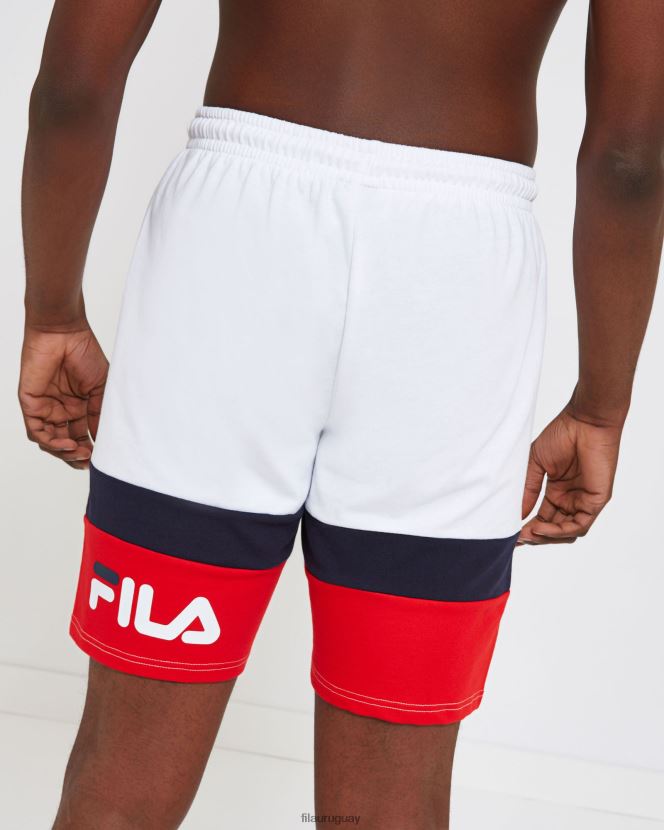 blanco FILA pantalones cortos fila verona blancos unisex 6L8PR22668