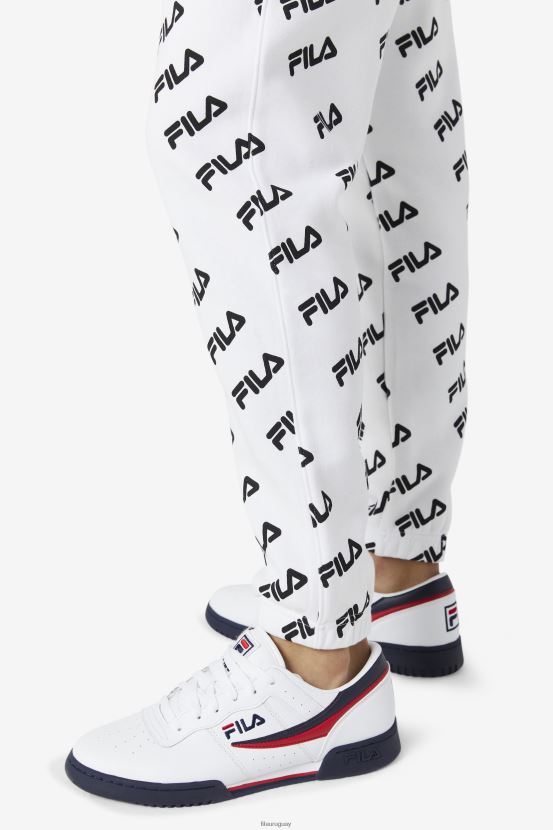 blanco negro FILA jogger fila logo diagonal blanco/negro 6L8PR2699