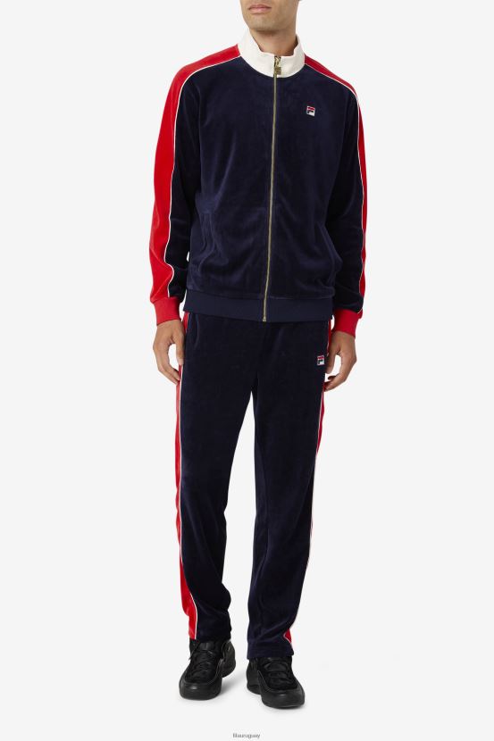 chaquetón/gardenia/rojo FILA pantalón de velour fila cima peacoat/gardenia/rojo 6L8PR2603