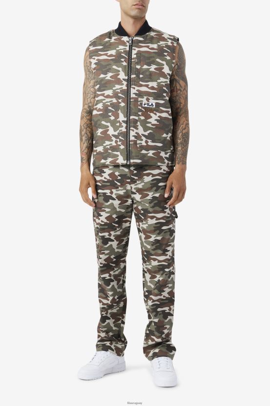 estampado de camuflaje FILA Pantalón cargo 2pac fila estampado camuflaje 6L8PR2716