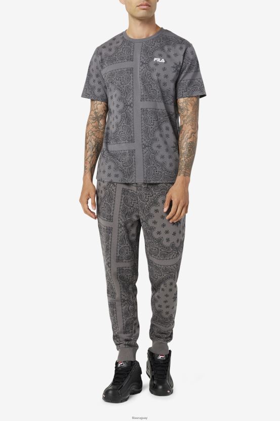 estampado de tormenta/pañuelo FILA jogging hemlock fila tormenta/bandana print 6L8PR2668