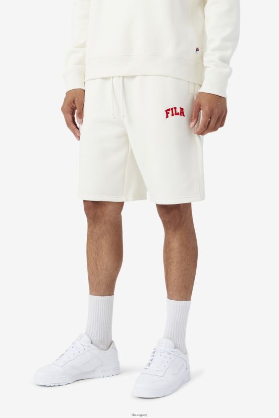 gardenia/rojo fuego FILA fila gardenia/fiery red logan shorts 6L8PR2694