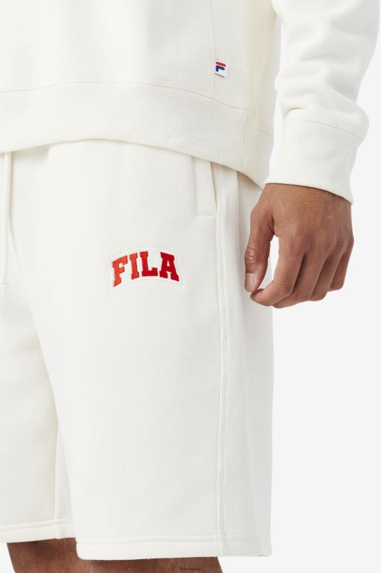 gardenia/rojo fuego FILA fila gardenia/fiery red logan shorts 6L8PR2694