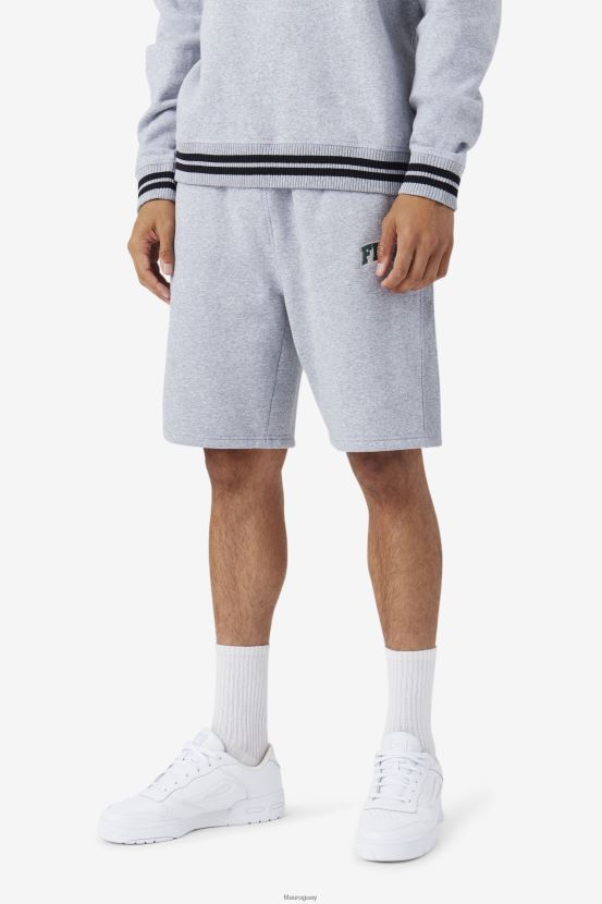 gris claro jaspeado/abeto azul FILA pantalón corto fila logan gris claro jaspeado/abeto azul 6L8PR2693