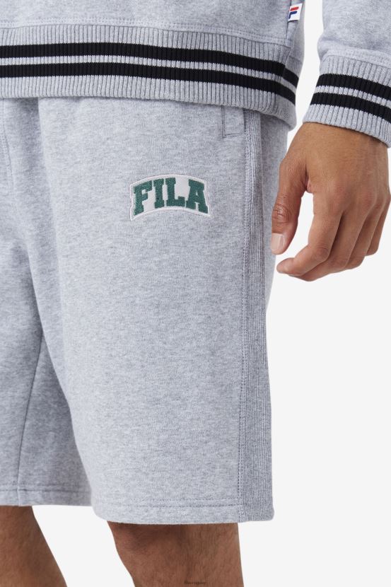 gris claro jaspeado/abeto azul FILA pantalón corto fila logan gris claro jaspeado/abeto azul 6L8PR2693