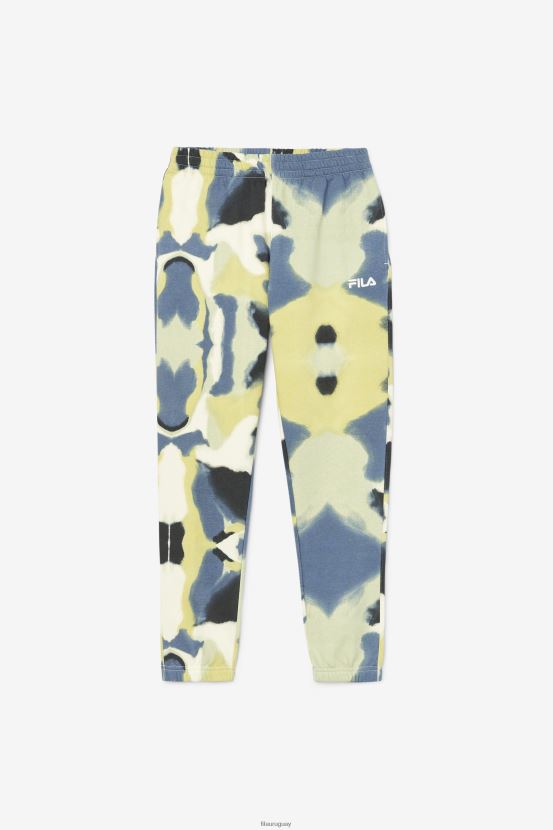 impresión de pincelada FILA fila jabre jogger con estampado de pinceladas 6L8PR2751