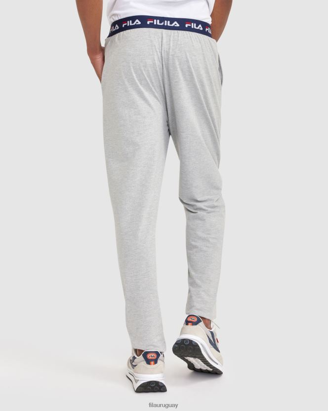 marga plateada FILA pantalon basico hombre fila silver marle 6L8PR22330