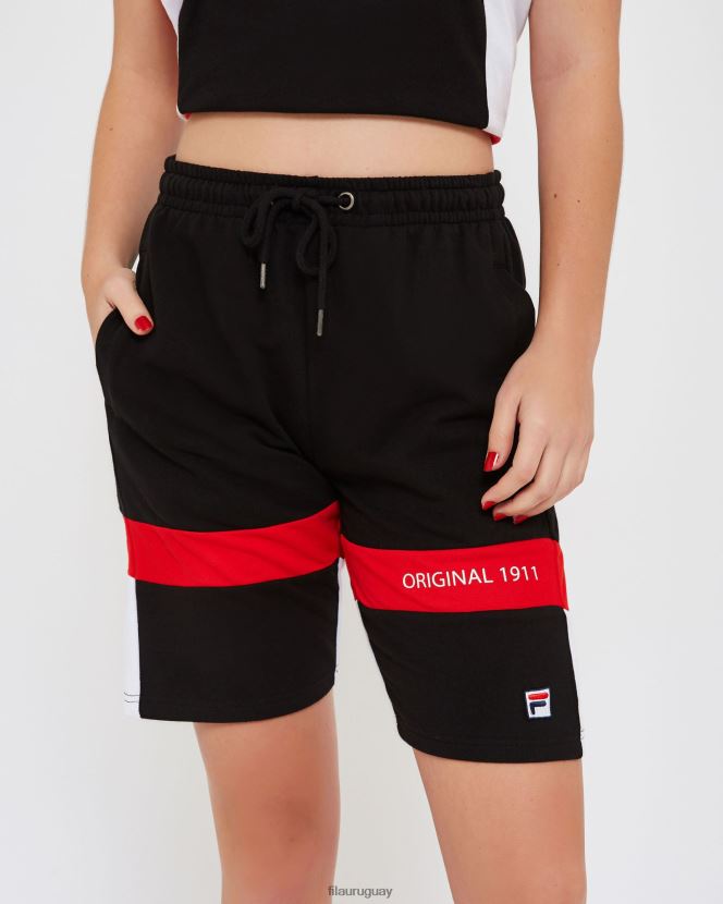negro FILA fila verona corta unisex negra 6L8PR22666
