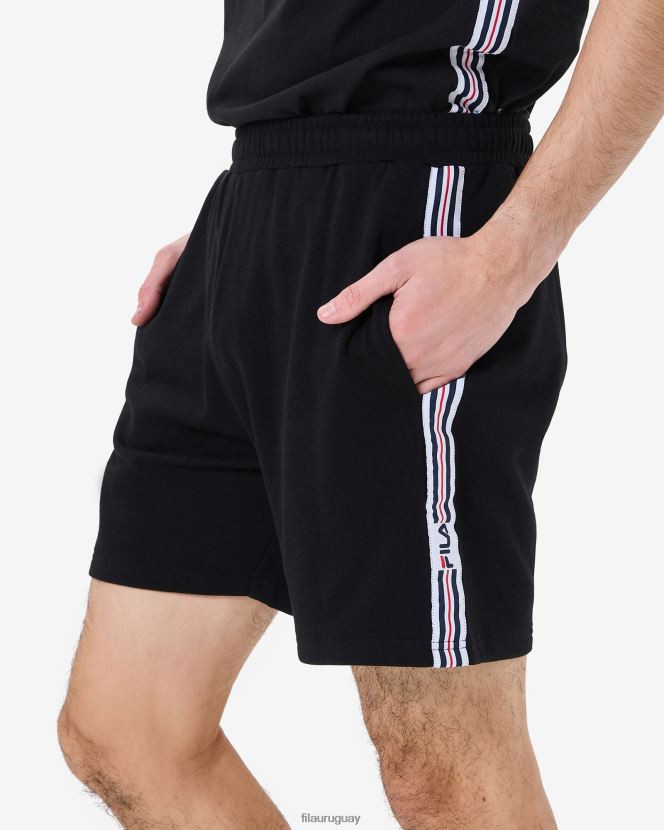 negro FILA pantalones cortos fila elias negros para hombre 6L8PR22535
