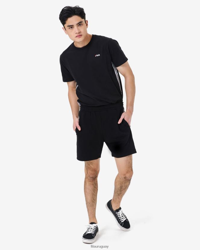 negro FILA pantalones cortos fila elias negros para hombre 6L8PR22535