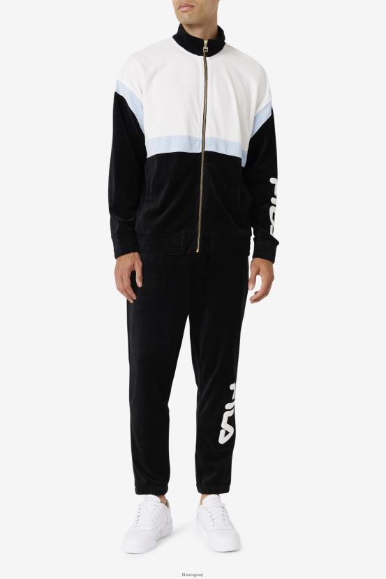 negro/blanco/pasarela FILA pantalón fila mansur velour negro/blanco/skywalk 6L8PR2600