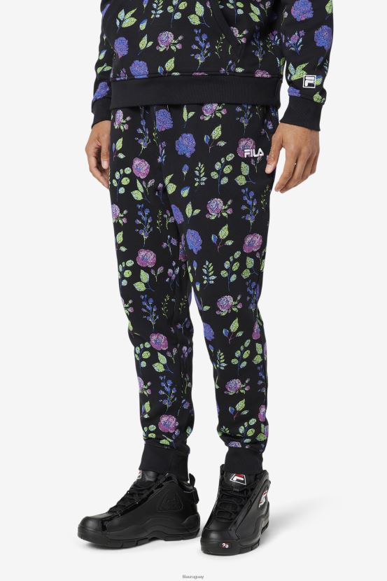 negro/estampado floral FILA fila jogger hemlock negro/estampado floral 6L8PR2667