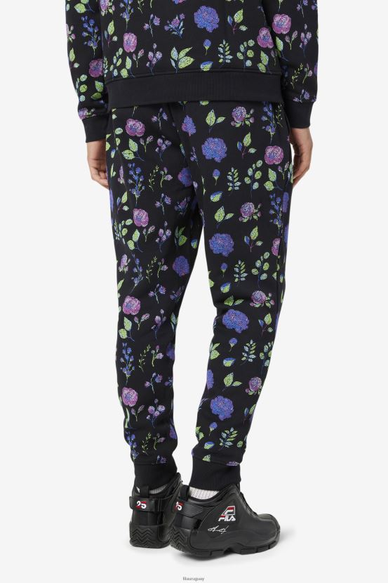 negro/estampado floral FILA fila jogger hemlock negro/estampado floral 6L8PR2667