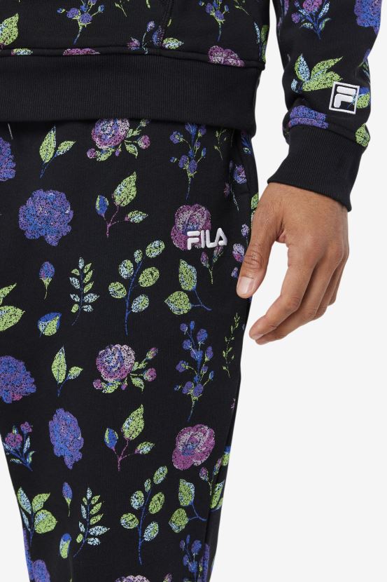 negro/estampado floral FILA fila jogger hemlock negro/estampado floral 6L8PR2667