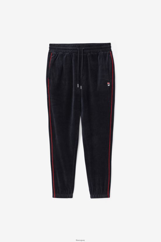 negro/rojo/verde bosque FILA fila deverall velour pant negro/rojo/verde bosque 6L8PR2571