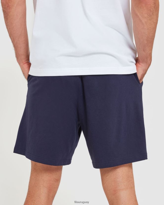 nueva marina FILA Nuevos pantalones cortos de punto fila classic para hombre azul marino 6L8PR22433