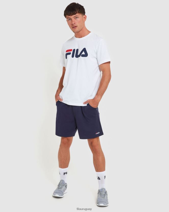 nueva marina FILA Nuevos pantalones cortos de punto fila classic para hombre azul marino 6L8PR22433