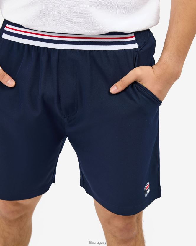 nueva marina FILA fila roger shorts nuevos azul marino 6L8PR22525