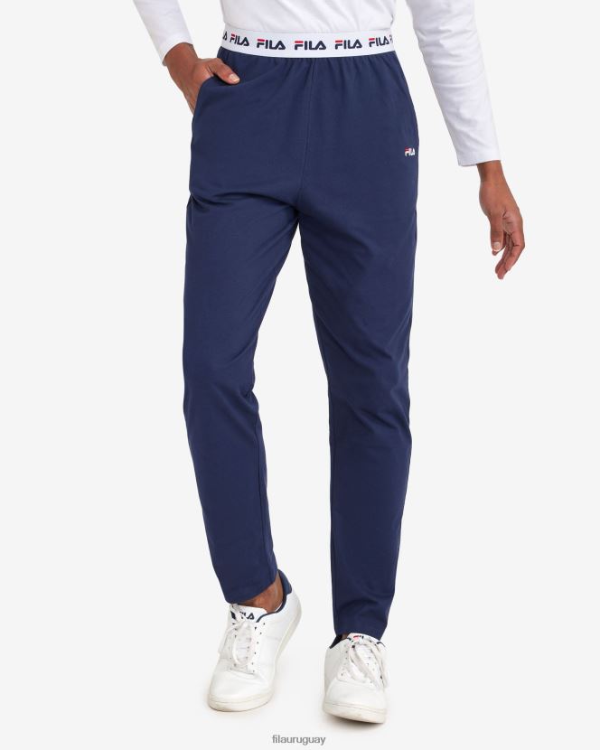 nueva marina FILA pantalones fila hombre basicos nuevos azul marino 6L8PR22329