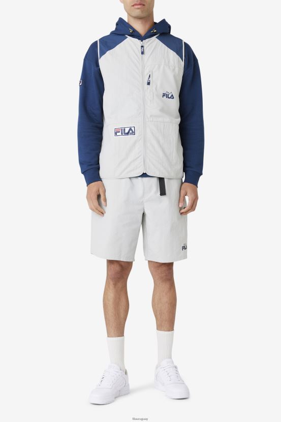 piedra/azul marino/azul marino FILA stone/navy/navy shorts para caminar senuri fila 6L8PR2732