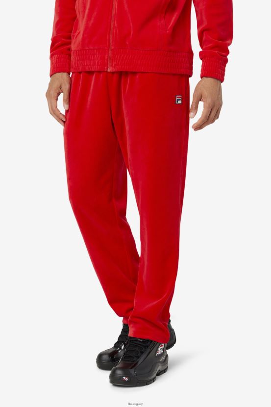 rojo FILA pantalón fila o-fit velour rojo 6L8PR2561