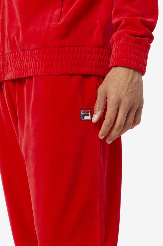 rojo FILA pantalón fila o-fit velour rojo 6L8PR2561