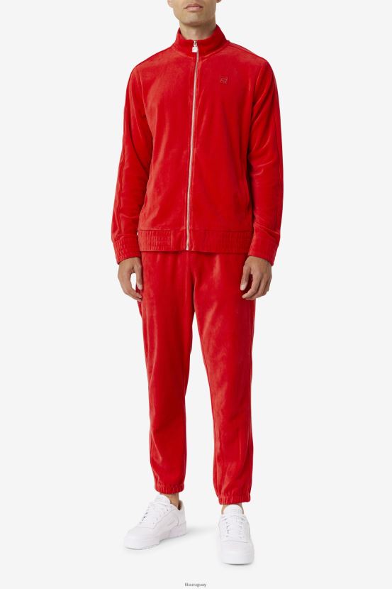 rojo FILA pantalon fila velour rojo 6L8PR2576