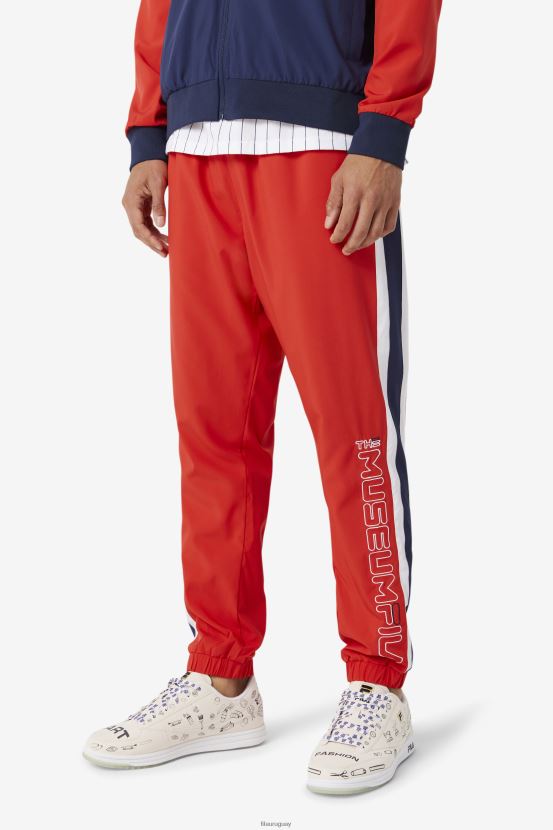 rojo/chaquetón/blanco FILA pantalón fila x the museum fila rojo/peacoat/blanco 6L8PR2734