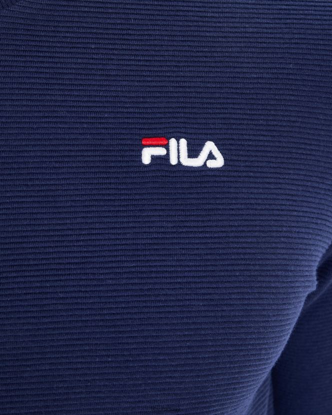 Armada FILA fila savian con cuello en v azul marino para hombre 6L8PR22621