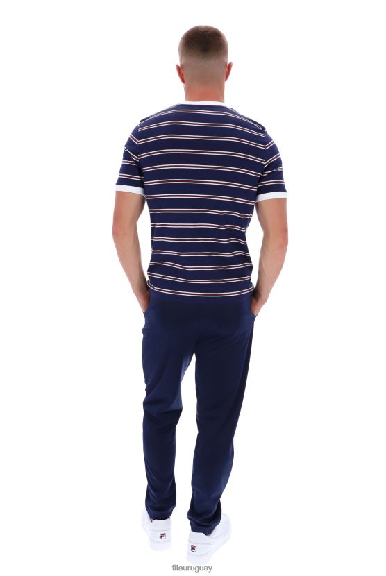 FILA Camiseta ringer Santiago con raya Heritage de fila 6L8PR23306