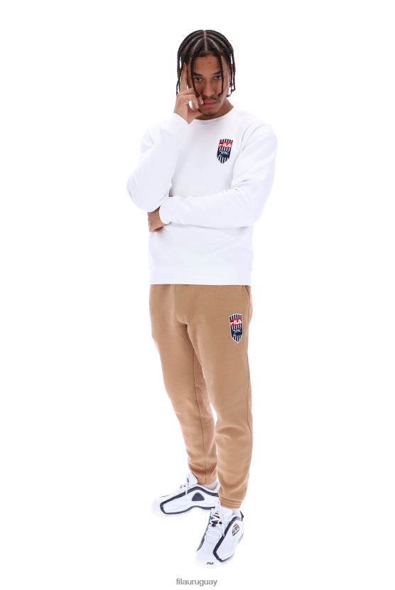 FILA jersey con cuello redondo y parche de polar fila tupac 6L8PR23192